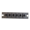 ADAPTER PANEL, 6-PORT MPO, BLACK ADAPTER PANEL, 6-PORT MPO, BLACK