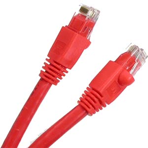 CAT7-S75R Cat 7 Double-Shielded Ethernet Patch Cable (Red, 75')