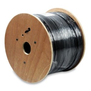1000Ft Cat 5E UTP Direct Burial Outdoor Cable Gel Type Black SKU: ATDS100915BK