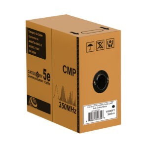 Cat 5e UTP 24AWG Solid CMP bulk cable(blue), 1000ft REELEX SKU: ATDS100955BL