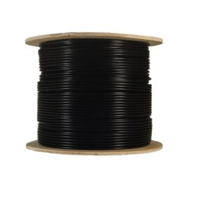 Cat 6 UTP 23AWG Outdoor direct burial cable (Black), 1000ft SKU: ATDS100969BK