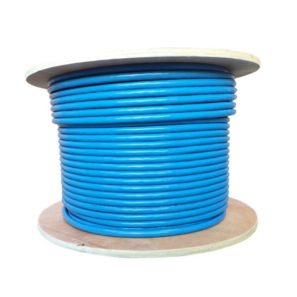 300Ft Cat8 Solid S/FTP Bulk Wire 23AWG 40Gbps Blue SKU: ATDS101022BL - Image 2