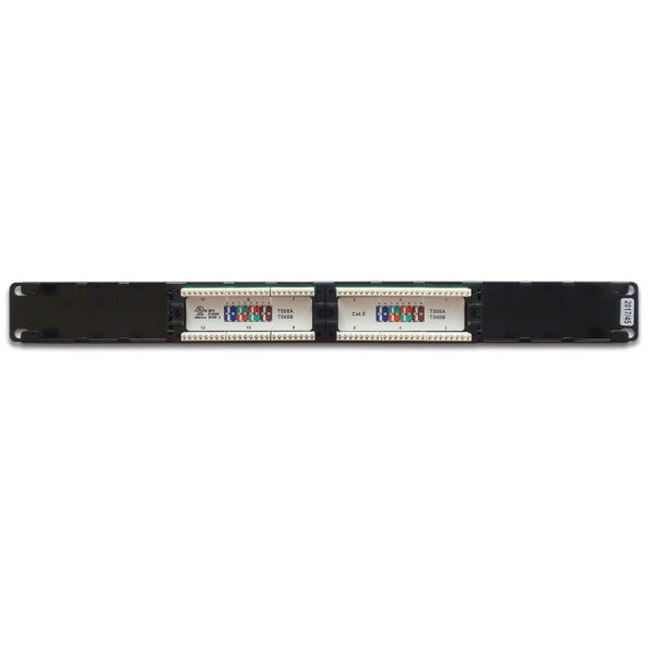 Cat 6 110 Type Patch Panel 12Port Rackmount SKU: ATDS102191 - Image 2