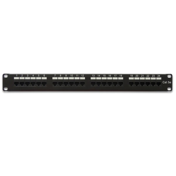 Cat 5E 110 Type Patch Panel 24Port Rackmount SKU: ATDS102197