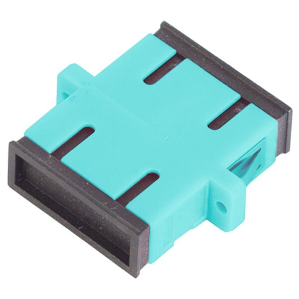 SC/UPC Singlemode Duplex Fiber Optic Coupler with Flange, Blue SKU: ATDS105120