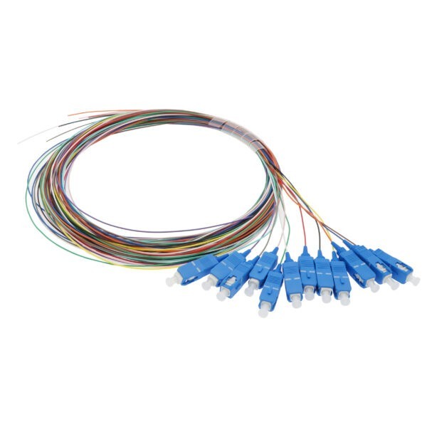 12-Pack 3m SC/UPC Singlemode OFNR Multicolor Pigtail SKU: ATDS105150