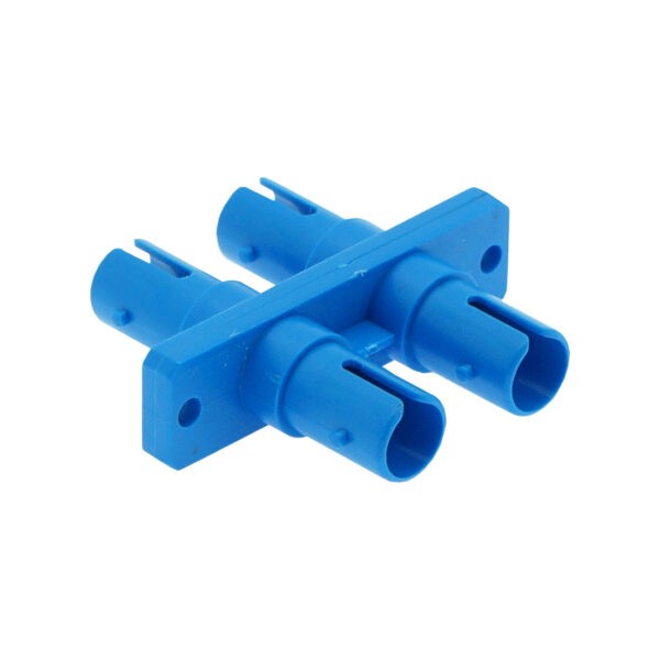 ST SM DX with flange Adapter, Blue Color, Plastic SKU: ATDS105209