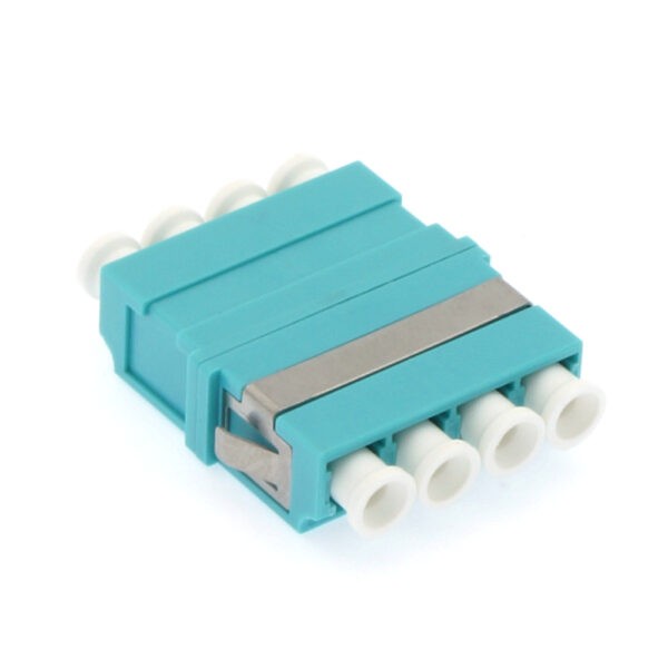 LC/UPC OM3 Multimode Quad Adapter  Aqua SKU: ATDS105353