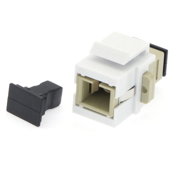 Keystone Jack SC/UPC Multimode Simplex Ivory SKU: ATDS105360