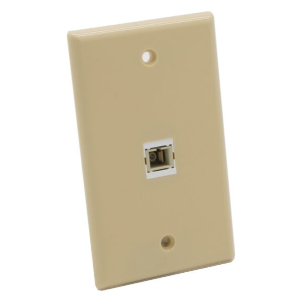 Keystone Jack SC/UPC Multimode Simplex Ivory SKU: ATDS105360 - Image 2