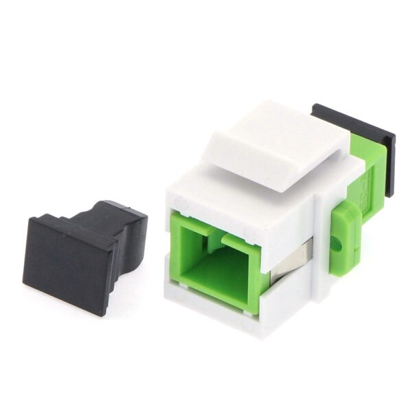 Keystone Jack SC/APC Singlemode Simplex Green SKU: ATDS105362