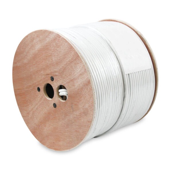 1000Ft RG59 w/2x18AWG Power White CM SKU: ATDS202606