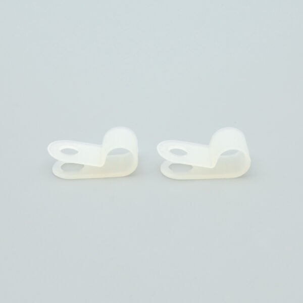 R-Type Cable Clamp 1/4" Clear 100pk SKU: ATDS220303CL - Image 2