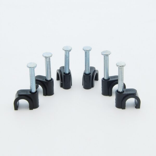 Nail-in Clip for RG59 Black 100pack SKU: ATDS220701BK