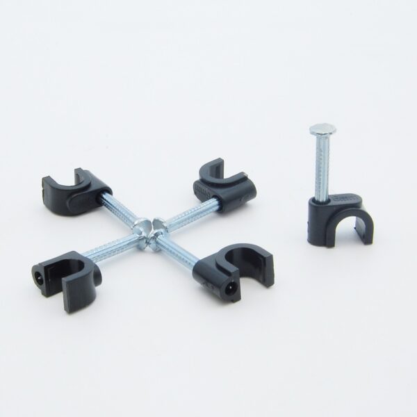 Nail-in Clip for RG59 Black 100pack SKU: ATDS220701BK - Image 3