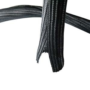 Self Closing Cable Sock Black 1.5" (38.1mm) x 50Ft(15.24m) SKU: ATDS220921