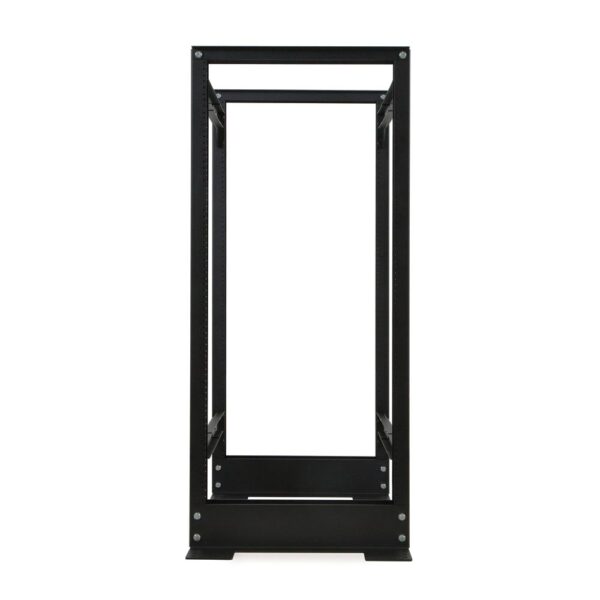 24U 4-Post Adjustable Rack back