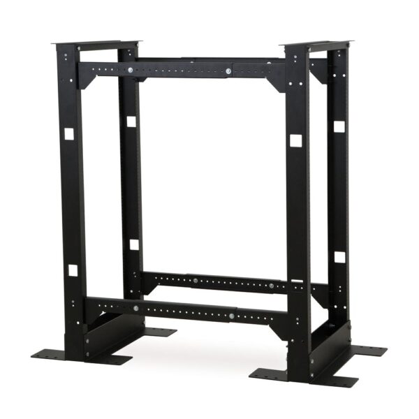 24U 4-Post Adjustable Rack dimetric