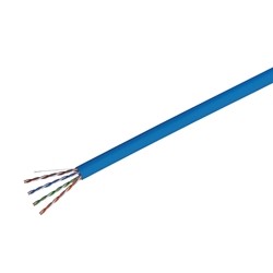 CAT 5e U/UTP Plenum Rated CMP Cable, 1000 FT Pull Box - MBW5U-03351 (Yellow)
