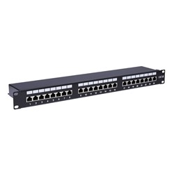 CAT5e Shielded 24-Port Patch Panel - MPP5S-01360