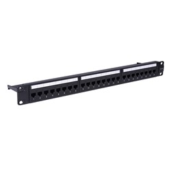CAT5e Keystone Pass-Through 24-Port Patch Panel - MPP5U-01359