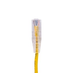 CAT6A 28Flex™ U/UTP Snagless Patch Cables, Yellow - RC662001F-MYE (1 ft.)