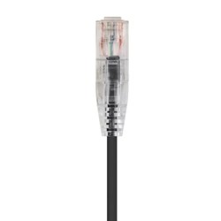 CAT6 28Flex™ U/UTP Snagless Patch Cables, Black - RC602001F-MBK (1 ft.)