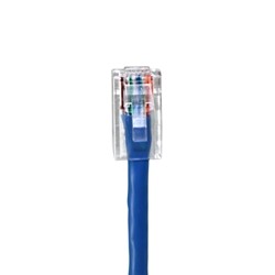 CAT5e U/UTP Non-Booted Patch Cables, Blue - XPC5U-03734 (1 ft.)