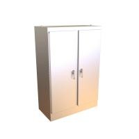 Type 4X Stainless Steel Two Door Freestanding Enclosure HN4 FSTD SS Series - (HN4FS907220SS) (DISCONTINUED)