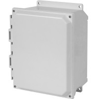 Type 4X Polyester Junction Box (Solid and Clear Cover) (DISCONTINUED) PJU Series - (PJU16148CCF) (DISCONTINUED)