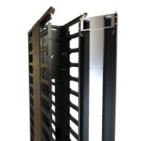 High-Density Vertical Finger Manager with Slam-Latching Door VFM Series - (VFMFP8WH)