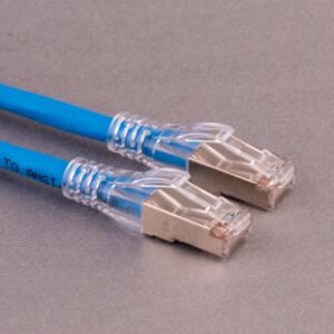 CAT6A Optilink+® Shielded Stranded Ethernet Patch Cable with Clear Snagless Boot (26AWG)  (OLG27GWHC-xxx)