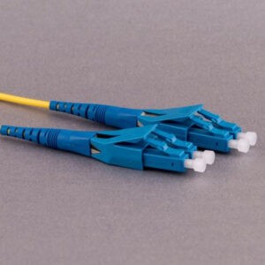 Corning Gold OS2 Round Duplex Fiber Optic Uniboot Patch Cable, LC/LC  (CCKUKU5URxxx)