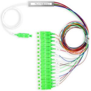 1×16 PLC Fiber Splitter, Mini Module, SC/APC  (FS-LH-116-BB-SASA-B)