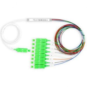 1×8 PLC Fiber Splitter, Mini Module, SC/APC  (FS-LH-108-BB-SASA-A)