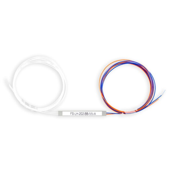 2×2 PLC Fiber Splitter, Mini Module, No Connectors  (FS-LH-202-BB-NN-A)
