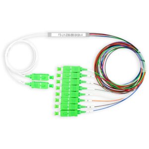 2×8 PLC Fiber Splitter, Mini Module, SC/APC  (FS-LH-208-BB-SASA-A)