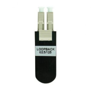 LC Fiber Optic Loopback Adapter, Multimode 62.5/125 μm, Duplex  (LB-L2-1R-HS)