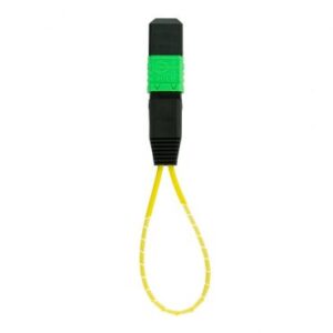 MPO/APC Fiber Optic Loopback Patch Cord, 20/24 Fiber, Single-mode 9/125 μm  (LB-MPO24-SR3)