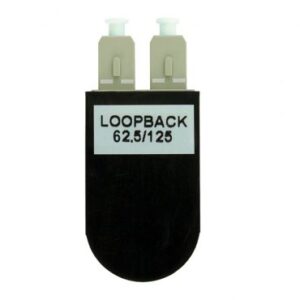 SC Fiber Optic Loopback Adapter, Multimode 62.5/125 μm, Duplex  (LB-S2-1R-HS)