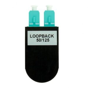 SC Fiber Optic Loopback Adapter, Multimode 50/125 μm, Duplex  (LB-S2-4R-HS)
