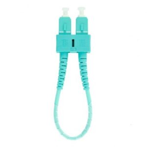 SC Fiber Optic Loopback Patch Cord, Multimode 50/125 μm, Duplex  (LB-S2-4R3)