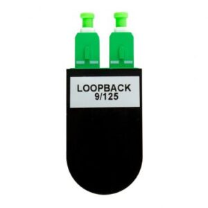SC/APC Fiber Optic Loopback Adapter, Single-mode 9/125 μm, Duplex  (LB-SA2-SR-HS)