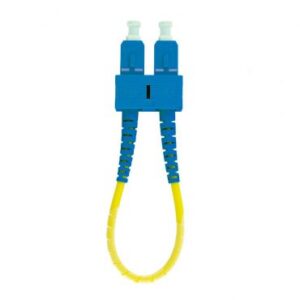 SC/UPC Fiber Optic Loopback Patch Cord, Single-mode 9/125 μm, Duplex  (LB-SU2-SR3)