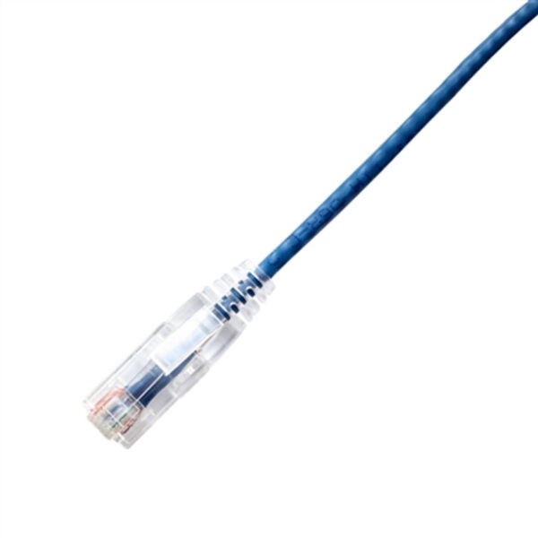 CAT5e Optilink+® Stranded Ethernet Patch Cable with Clear Snagless Boot (24AWG)  (OLG10AGYC-xxx)
