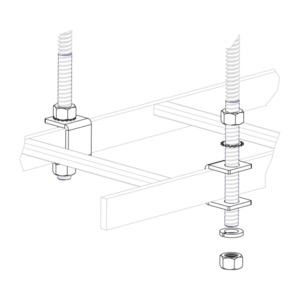 Rod Support Bracket - Great Lakes Data Racks and Cabinets