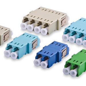 OF Adapter LC, DX, Zirconia Flangeless, Green
