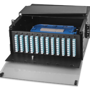12-Adapter Plate Premium Rack Mount Enclosure, Black