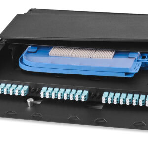 3-Adapter Plate Premium Rack Mount Enclosure, Black