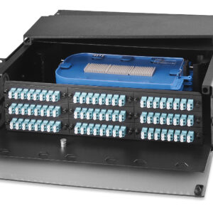 9-Adapter Plate Premium Rack Mount Enclosure, Black
